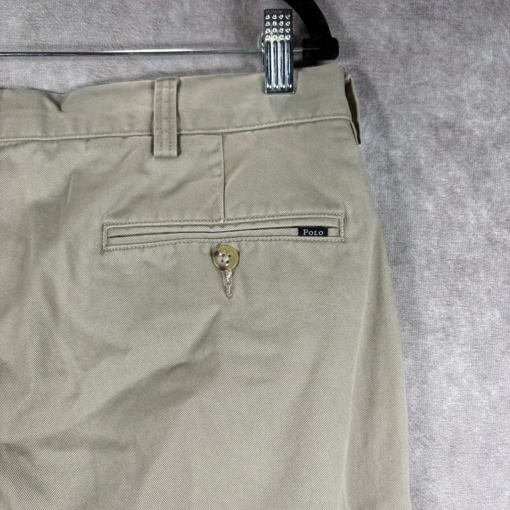 Polo‎ Ralph Lauren Pants Mens 36x30 Khaki Chinos Classic Fit Cotton Twill Casual